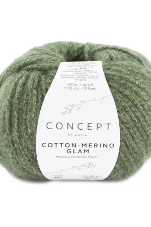 Voordeelprijs Cotton Merino Glam Kleurnummer 308 - Ecru