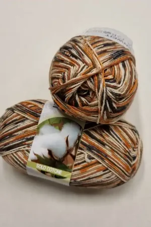 Actieprijs Katoenen sokkengaren Meilenweit Solo Cotone 100 gram Kleur 3409