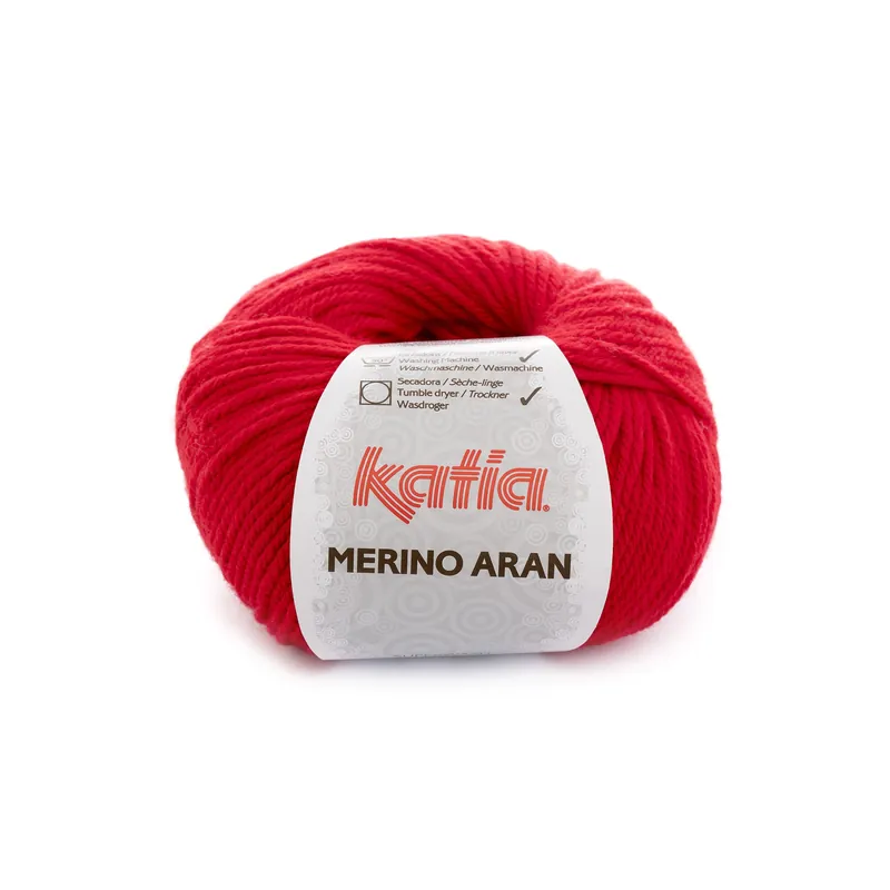 Weekendaanbieding Merino Aran Kleurnummer 4 - Rood