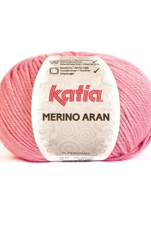 Weekendaanbieding Merino Aran Kleurnummer 64 - Roze
