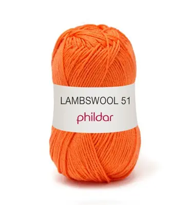 Voordeelprijs Phil Lambswool ORANGE Kleurnummer 0028