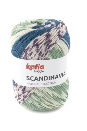 Aanbieding Scandinavia Kleurnummer 300 - Groen-Lila-Groenblauw