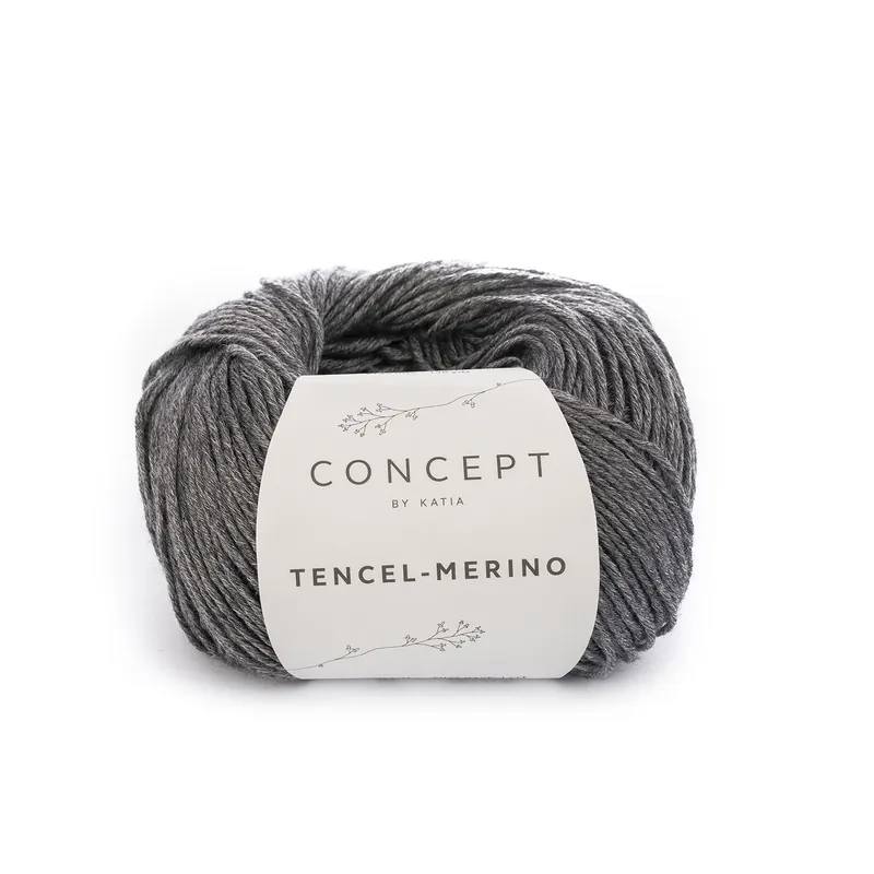 Actieprijs Tencil - Merino Kleur 57 Donkergrijs