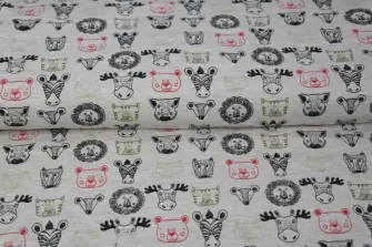 13401-22 Printed Jersey melange Betrouwbaar