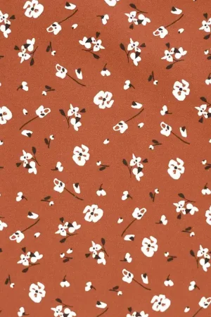 2194-6 Viyella Cotton Print Autumn Flowers Alleen Vandaag