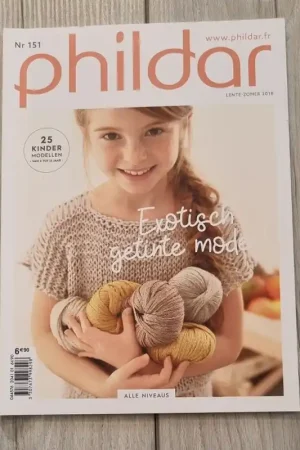 Laatste Versie Phildar Nr. 151 met 25 Kindermodellen