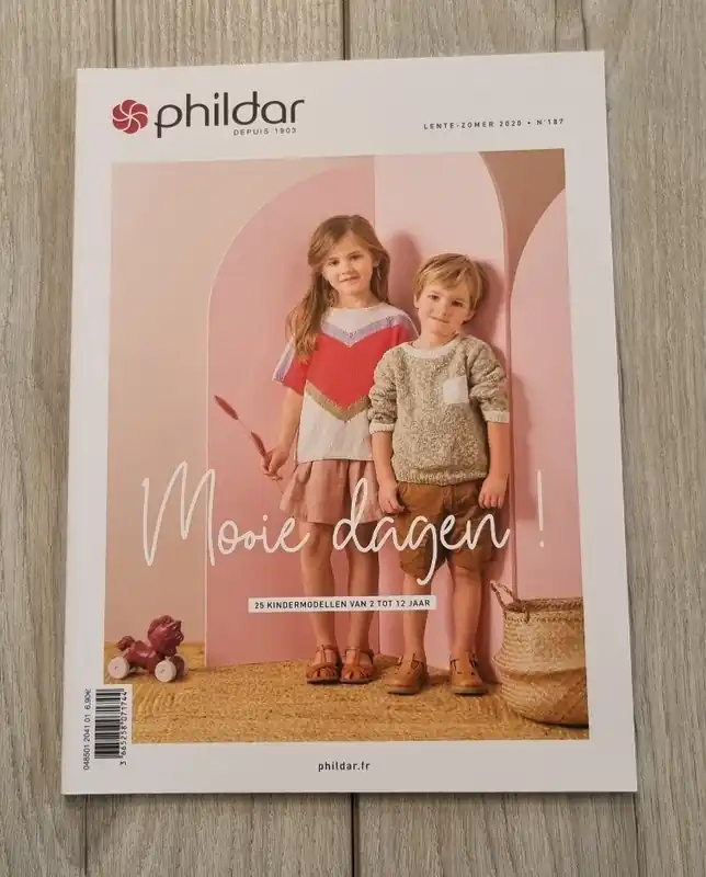 Phildar Nr. 187 met 25 kindermodellen, alle niveaus Koop Online