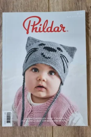 Premium Phildar Nr. 205 met 19 beste modellen vanaf 3 maandentot en met 6 jaar voor beginnersniveau