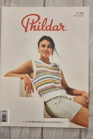 Voordeelprijs Phildar Nr. 208 met 27 damesmodellen, alle niveaus