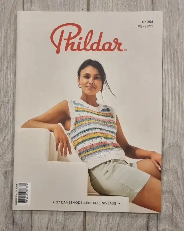 Voordeelprijs Phildar Nr. 208 met 27 damesmodellen, alle niveaus