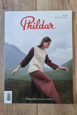 Fabrieksprijs Phildar Nr. 218 met 32 damesmodellen , alle niveaus