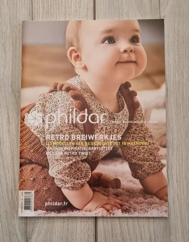 Phildar Nr. 70321 baby modellen voor jongens en meisjes van de geboorte tot 18 maanden Laatste Versie
