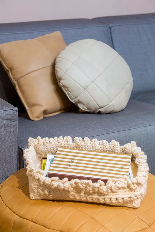 Beperkt Aanbod Haakpatroon - Tijdschriftenmandje