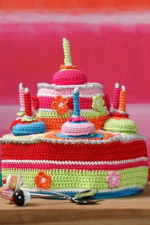 Bestel Nu Haakpatroon - Feesttaart met traktaties