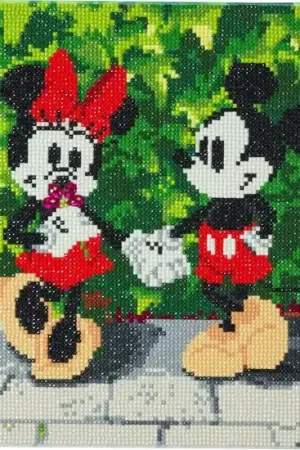 Betaalbaar Crystal Art Kit | Diamond Painting Minnie and Mickey CAK-DNY703M
