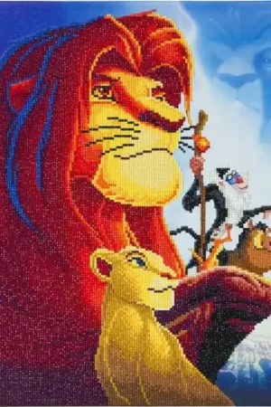 Aanbieding Crystal Art Kit | Diamond Painting The Lion King Medley