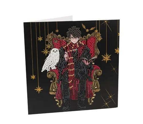 Betaalbaar Crystal Card Kit | Diamond painting Harry & Hedwig