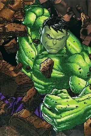 Bestel Nu Diamond Dotz Hulk Smash diamond painting kit