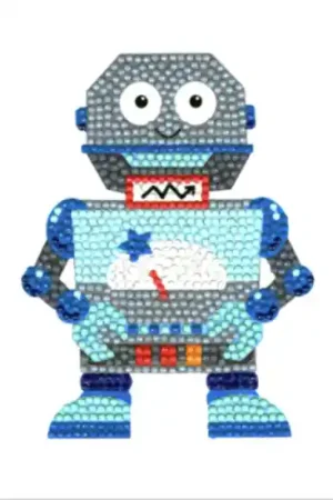 Alleen Vandaag Diamond Painting Craft Artist Kaarten | Robot