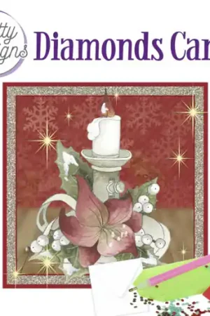 Bestel Nu Diamond Painting Dotty Design Diamonds Cards |Poinsettia