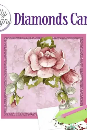 Betaalbaar Diamond Painting Dotty Design Diamonds Cards |Red Roses
