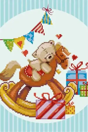 Beperkt Aanbod Diamond Painting Freyja Crystal | Rocking Horse