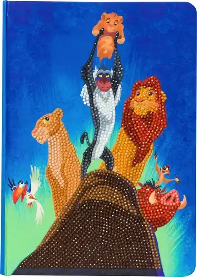 Beperkte Voorraad DIY Notebook Kit | Diamond Painting 3D Pride Rock