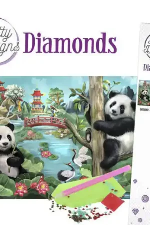 Beperkt Aanbod Dotty Designs Diamonds Panda Bears