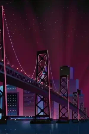 Beperkt Aanbod Wizardi Diamond Painting Kit City Bridge WD2430