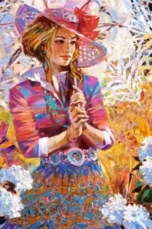 Wizardi Diamond Painting Kit Noblewoman WD162 Snelle Levering