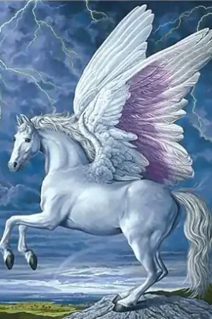 Wizardi Diamond Painting Kit Pegasus WD176 Express Levering