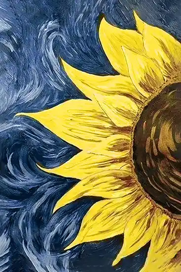 Wizardi Diamond Painting Kit Sun Energy WD030 Beperkt Aanbod