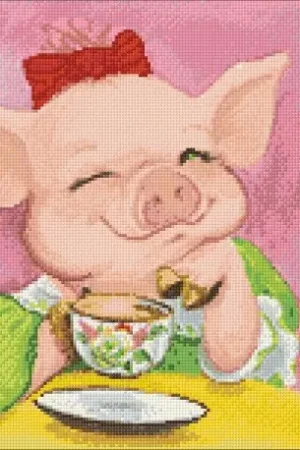 Wizardi Diamond Painting Kit Sweet Tooth WD2286 Superprijs