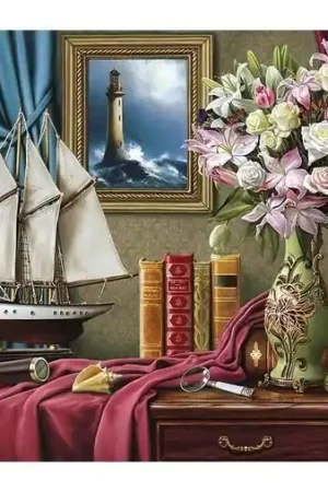 Wizardi Diamond Painting Kit Traveller WD2487 Uitverkoop