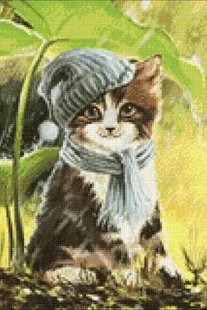 Wizardi Diamond Painting Kit Under the leaf WD3051 Dagaanbieding