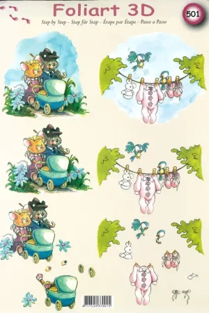 3D knipvel – Foliart – 501 Beperkt Aanbod