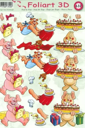 3D knipvel – Foliart – 632 Uitverkoop