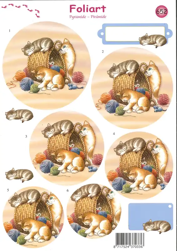 3D knipvel – Foliart – 652 Weekendaanbieding