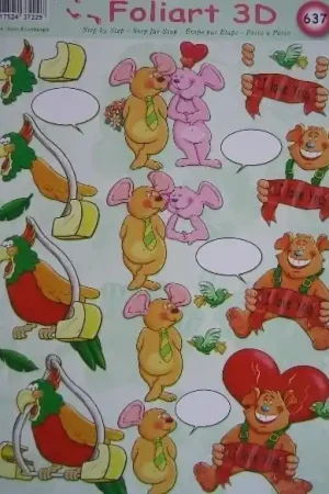 3D knipvel – Foliart – 637 Bestel Nu