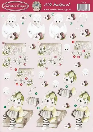 3D knipvel – Marieke´s Design – 2570 Koopje