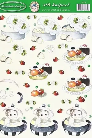 3D knipvel – Marieke´s Design – 2579 Hoge Kwaliteit