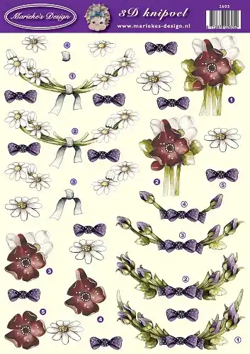 Weekendaanbieding 3D knipvel – Marieke´s Design – 2605