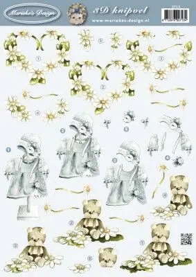3D knipvel – Marieke´s Design – 2713 Seizoensaanbieding
