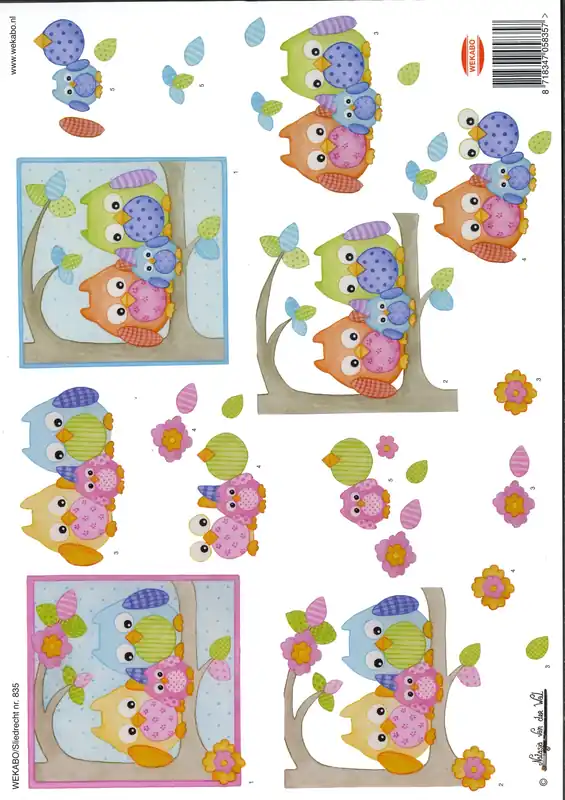 3D knipvel – Marieke´s Design -835 Uitverkoop