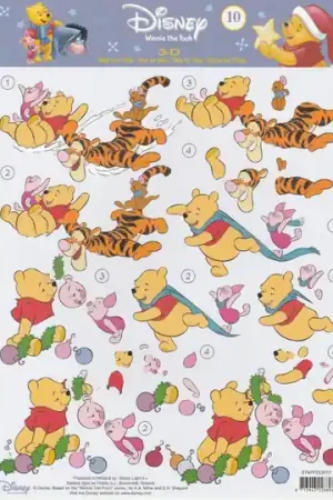 3D knipvel – Studio Light – STAP POOH 10 Koopje