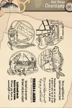 Uitverkoop Clear Stamps – Amy Design – It’s A Man’s World – ADCS10001