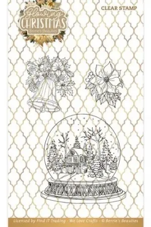 Voordeelprijs Clear Stamps – Berrie’s Beauties – Glowing Christmas: Globe – BBCS10012