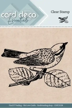 Shop Nu Clear Stamps – Card Deco Essentials – Bird – CDECS138
