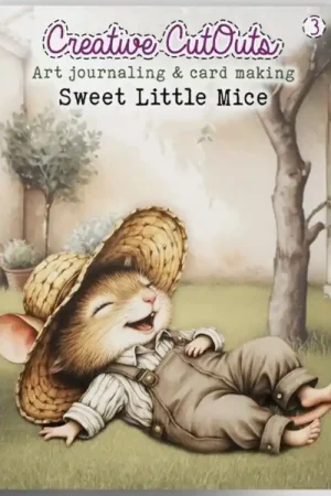 Speciale Aanbieding Creative Cut Outs art journaling and card making – Sweet Little Mice 3